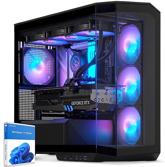 Sedatech - Advanced Gaming PC - Waterkoeling - AMD Ryzen 7 5700X - Geforce RTX4060Ti - 32Gb RAM - 1Tb SSD - Windows 11 - Desktop computer