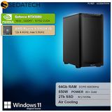 Sedatech - Silent Gaming PC - AMD Ryzen 9 9900X3D - Geforce RTX5080 - 64Gb DDR5 - 2Tb SSD M.2 - Desktop computer