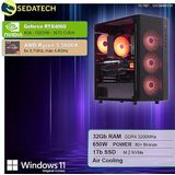Sedatech - Advanced Gaming PC - AMD Ryzen 5 5600X - Geforce RTX4060 - 32Gb RAM - 1Tb SSD M.2 - Windows 11 - Desktop computer