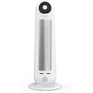 Cecotec keramische badkamerverwarming Klaar Warm 10000 Top Keramisch Verticaal, 2200 W, instelbare thermostaat, 3 bedrijfsmodi, oververhitting en anti-rolbeveiliging, stil, 22 m2