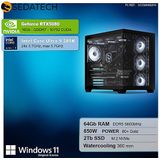 Sedatech - Pro Gaming PC - Waterkoeling - Intel Core Ultra 9 285K - Geforce RTX5080 - 64GB DDR5 - 2TB SSD - Windows 11 - Desktop computer