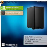 Sedatech - Silent Gaming PC - AMD Ryzen 7 9700X - Geforce RTX5070Ti - 64Gb DDR5 - 2Tb SSD M.2 - Desktop computer