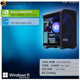Sedatech - Werkstation Compact ATX - Intel i5-14400F - Geforce RTX5070Ti - 32Gb DDR5 - 2Tb SSD M.2 - Windows 11 - Desktop computer