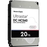 WD - Ultrastar DC HC560 - Harde Schijf - 20 TB - 7200 RPM - 512 MB - 3.5" - SATA