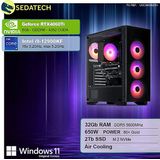 Sedatech - Advanced Gaming PC Compact - Desktop Computer - Intel i9-12900KF - Geforce RTX4060Ti - 32Gb DDR5 - 2Tb SSD M.2 - Windows 11