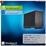 Sedatech Mini-PC Werkstation - Waterkoeling - Micro ATX - Intel i7-12700KF - Geforce RTX4060Ti - 32Gb RAM - 2Tb SSD - Windows 11 - Desktop computer