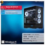 Sedatech - Advanced Gaming PC - Waterkoeling - Intel i5-14400F - Radeon RX 9070XT - 32Gb DDR5 - 2Tb SSD M.2 - Desktop computer