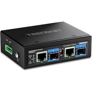 Trendnet - TI-BF22SFP - Mediaconverter - 2-poorts - Industrieel - SFP naar Gigabit PoE++