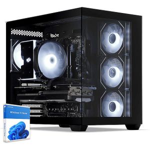 Sedatech - Pro Gaming PC Maxi Vision - Desktop Computer - Intel i5-14400F - Geforce RTX3050 - 32Gb DDR5 - 2Tb SSD M.2 - Windows 11