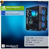 Sedatech - Pro Gaming PC - ATX Premium - Intel i9-14900KF - Geforce RTX5070Ti - 32Gb DDR5 - 2Tb SSD M.2 - Windows 11 - Desktop computer