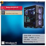 Sedatech - Pro Gaming PC - Waterkoeling - AMD Ryzen 9 9950X3D - 32Gb DDR5 - 2Tb SSD M.2 - Windows 11 - Desktop computer