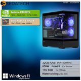 Sedatech - Advanced Gaming PC - Waterkoeling - AMD Ryzen 9 5900X - Geforce RTX5070 - 32Gb RAM - 1Tb SSD M.2 - Windows 11 - Desktop computer