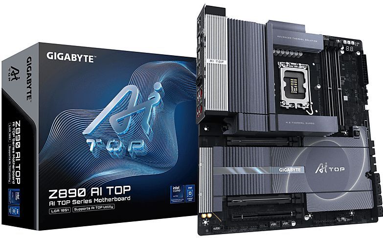 GIGABYTE - Z890 AI TOP - Moederbord - Verlengd ATX - Intel Z890 - LGA 1851
