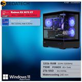 Sedatech - Advanced Gaming PC - Waterkoeling - Intel i9-12900KF - Radeon RX 9070XT - 32Gb RAM - 2Tb SSD M.2 - Windows 11