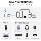 ROLIO - 5.4 Bluetooth USB Adapter - Bluetooth 5.4 - Stabiele Verbinding - Plug & Play