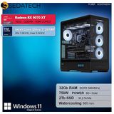 Sedatech - Advanced Gaming PC - Waterkoeling XL Vision - Intel Core Ultra 7 265KF - Radeon RX 9070XT - 32Gb DDR5 - 2Tb SSD M.2 - Windows 11 - Desktop computer