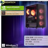 Sedatech - Advanced Gaming PC - AMD Ryzen 7 9800X3D - Geforce RTX4060Ti - 32Gb DDR5 - 2Tb SSD M.2 - Desktop computer