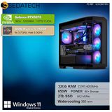 Sedatech - Advanced Gaming PC - Waterkoeling - AMD Ryzen 5 7500F - Geforce RTX5070 - 32Gb DDR5 - 2Tb SSD M.2 - Desktop computer
