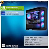 Sedatech - Pro Gaming PC - Waterkoeling - Intel i9-12900KF - Geforce RTX5080 - 32Gb DDR5 - 2Tb SSD M.2 - Windows 11 - Desktop computer