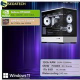 Sedatech - Advanced Gaming PC - Waterkoeling - AMD Ryzen 5 5600X - Geforce RTX4060 - 32Gb RAM - 1Tb SSD M.2 - Windows 11