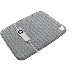 Tomado THP0602G - Elektrisch warmtekussen - 60 x 40 cm - XL formaat - Automatische uitschakeling - Grijs