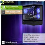 Sedatech - Advanced Gaming PC - Waterkoeling - AMD Ryzen 9 7900X - Geforce RTX4060Ti - 32Gb DDR5 - 2Tb SSD M.2 - Windows 11 - Desktop computer