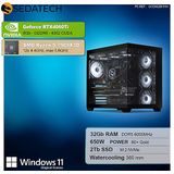 Sedatech - Advanced Gaming PC - Waterkoeling - AMD Ryzen 9 7900X3D - Geforce RTX4060Ti - 32Gb DDR5 - 2Tb SSD M.2 - Windows 11 - Desktop computer