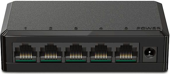 Strex Netwerk Switch - 1000Mbps - Unmanaged - 5 Poorten