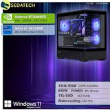 Sedatech - Advanced Gaming PC - Waterkoeling - Intel i7-14700KF 20x 3.4GHz - Geforce RTX4060Ti - 16Gb DDR5 - 1Tb SSD M.2 - Windows 11