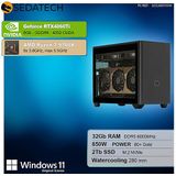 Sedatech - Gaming Mini-PC - Waterkoeling - AMD Ryzen 7 9700X - Geforce RTX4060Ti - 32Gb DDR5 - 2Tb SSD M.2 - Windows 11