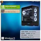 Sedatech - Advanced Gaming PC - Waterkoeling - AMD Ryzen 5 7600X3D - Geforce RTX4060Ti - 32Gb DDR5 - 2Tb SSD M.2 - Windows 11