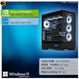 Sedatech - Advanced Gaming PC - Waterkoeling - Intel i5-14400F - Geforce RTX4060Ti - 32Gb DDR5 - 2Tb SSD M.2 - Windows 11