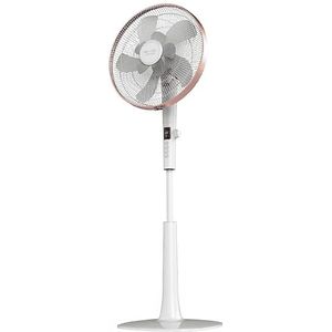 Cecotec Staande Ventilator EnergySilence 1030 SmartExtreme. 60 W, 10 bladen 40 cm diameter, oscillerend, 24 snelheden, instelbaar 112-135 cm, koperen motor, 15 uur timer, afstandsbediening, wit