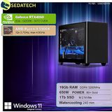 Sedatech - Gaming Mini-PC - Waterkoeling - AMD Ryzen 9 5900X - Geforce RTX4060 - 16Gb RAM - 1Tb SSD M.2 - Windows 11
