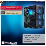 Sedatech - Pro Gaming PC - Desktop Computer - AMD Ryzen 9 9950X3D - 32Gb DDR5 - 2Tb SSD M.2 - Windows 11