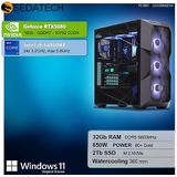 Sedatech - Pro Gaming PC - Waterkoeling - Intel i9-14900KF 24x 3.2GHz - Geforce RTX5080 - 32Gb DDR5 - 2Tb SSD M.2 - Windows 11