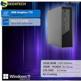 Sedatech Mini-PC Werkstation ITX - Intel i7-14700 - 32Gb DDR5 - 2Tb SSD M.2 - Windows 11 - Desktop computer