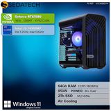 Sedatech - Werkstation Compact ATX - Intel i9-14900KF - Geforce RTX5080 - 64Gb DDR5 - 2Tb SSD M.2 - Windows 11 - Desktop computer