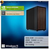Sedatech - Werkstation Premium - Desktop Computer - AMD Ryzen 9 9900X 12x 4.4GHz - Geforce RTX5080 - 64Gb DDR5 - 2Tb SSD M.2 - Windows 11