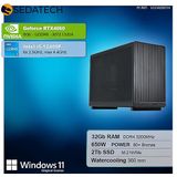Sedatech Mini-PC Werkstation - Waterkoeling - Micro ATX - Intel i5-12400F - Geforce RTX4060 - 32Gb RAM - 2Tb SSD - Windows 11