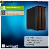 Sedatech - Werkstation Premium - Desktop Computer - AMD Ryzen 9 9900X 12x 4.4GHz - Geforce RTX5070Ti - 32Gb DDR5 - 2Tb SSD M.2 - Windows 11