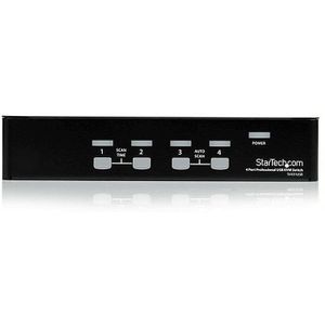 StarTech.com 4-poort Professionele VGA USB KVM-Switch met Hub