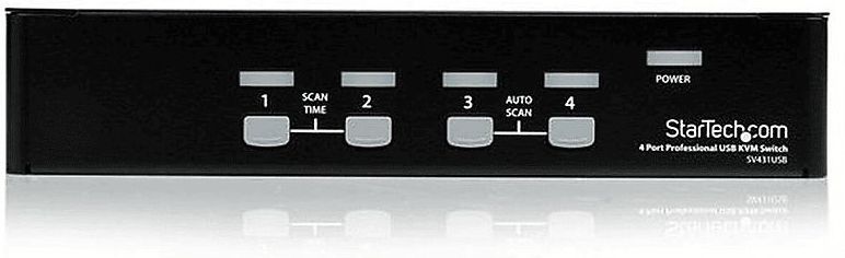 StarTech.com 4-poort Professionele VGA USB KVM-Switch met Hub