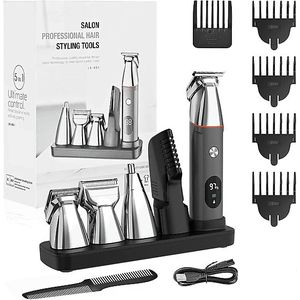 5-in-1 professionele tondeuse en baardtrimmer