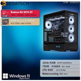 Sedatech - Advanced Gaming PC - Waterkoeling XL Vision - AMD Ryzen 5 7600X - 32Gb DDR5 - 2Tb SSD M.2 - Desktop computer
