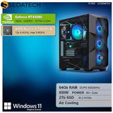 Sedatech Pro Gaming PC - ATX Premium - AMD Ryzen 9 7900X3D - Geforce RTX5080 - 64Gb DDR5 - 2Tb SSD M.2 - Windows 11 - Desktop computer