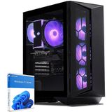 Sedatech - Expert Gaming PC - ATX Compact - AMD Ryzen 5 5600X - Geforce RTX4060 - 32Gb RAM - 2Tb SSD M.2 - Windows 11 - Desktop computer