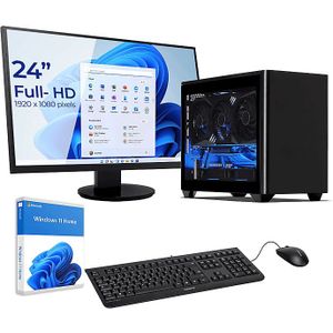 Sedatech Pakket Mini-PC Evolution Waterkoeling ITX • i9-14900K • 32Gb DDR5 • 2Tb SSD M.2 • Windows 11 • Monitor 24''