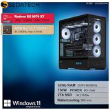 Sedatech - Advanced Gaming PC - Waterkoeling XL Vision - AMD Ryzen 7 9700X - 32Gb DDR5 - 2Tb SSD M.2 - Desktop computer