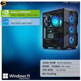 Sedatech - Advanced Gaming PC - Desktop Computer - Intel i5-14600KF - Geforce RTX5070 - 32Gb DDR5 - 2Tb SSD M.2 - Windows 11